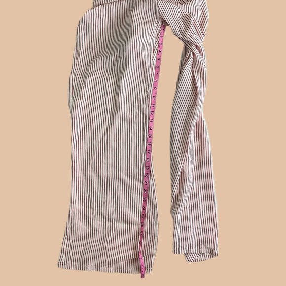 Pretty Little Thing - Red & White - Striped Bow Front Jumpsuit - NWT - Picture 7 of 7